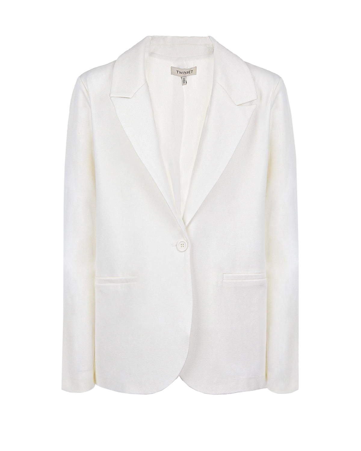 Белый пиджак TWINSET детский, размер 176 - фото 1