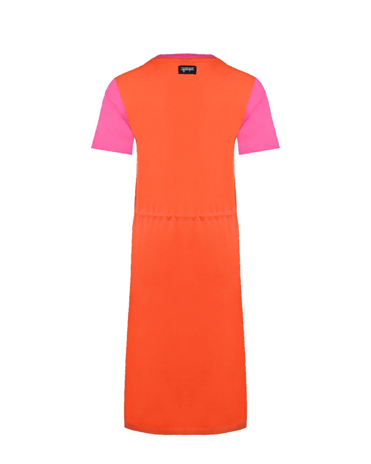Трикотажное платье с короткими рукавами Yporque детское, размер 116, цвет мультиколор - фото 2