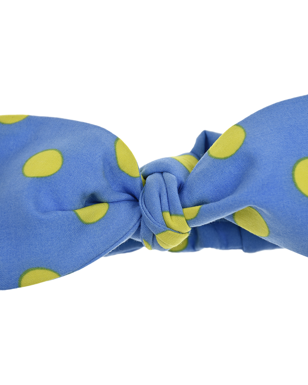 Голубая повязка в желтый горошек Zhanna&Anna детская, размер unica, цвет нет цвета - фото 4