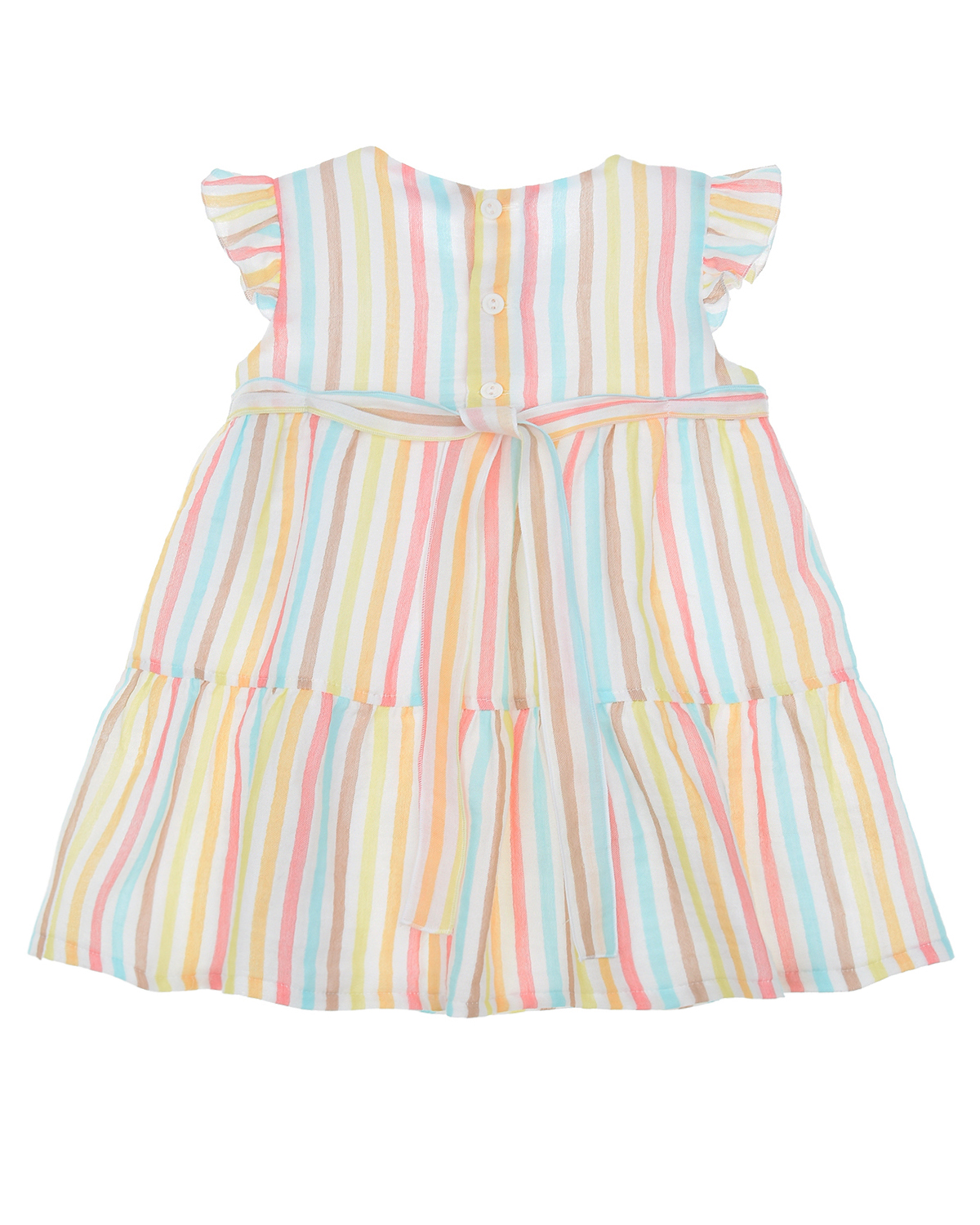 Платье в разноцветную полоску Aletta детское, размер 104 - фото 2