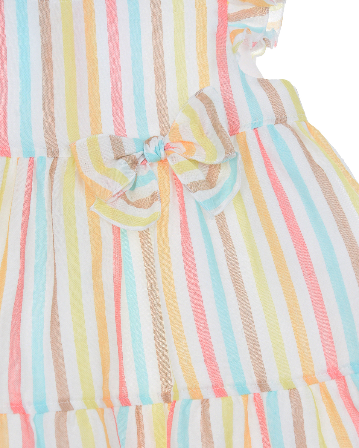 Платье в разноцветную полоску Aletta детское, размер 104 - фото 3