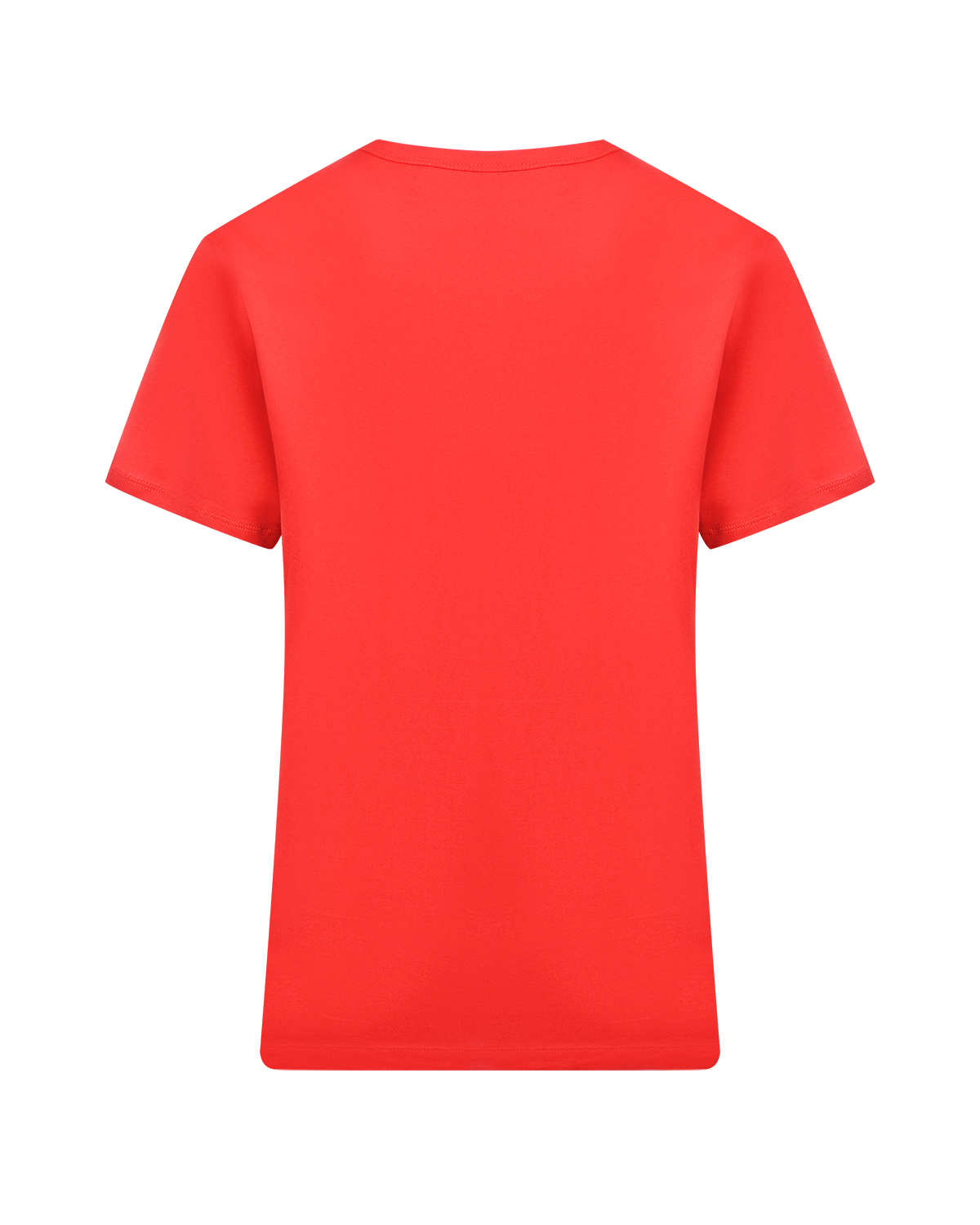 Красная базовая футболка с логотипом No. 21, размер 40, цвет красный - фото 5