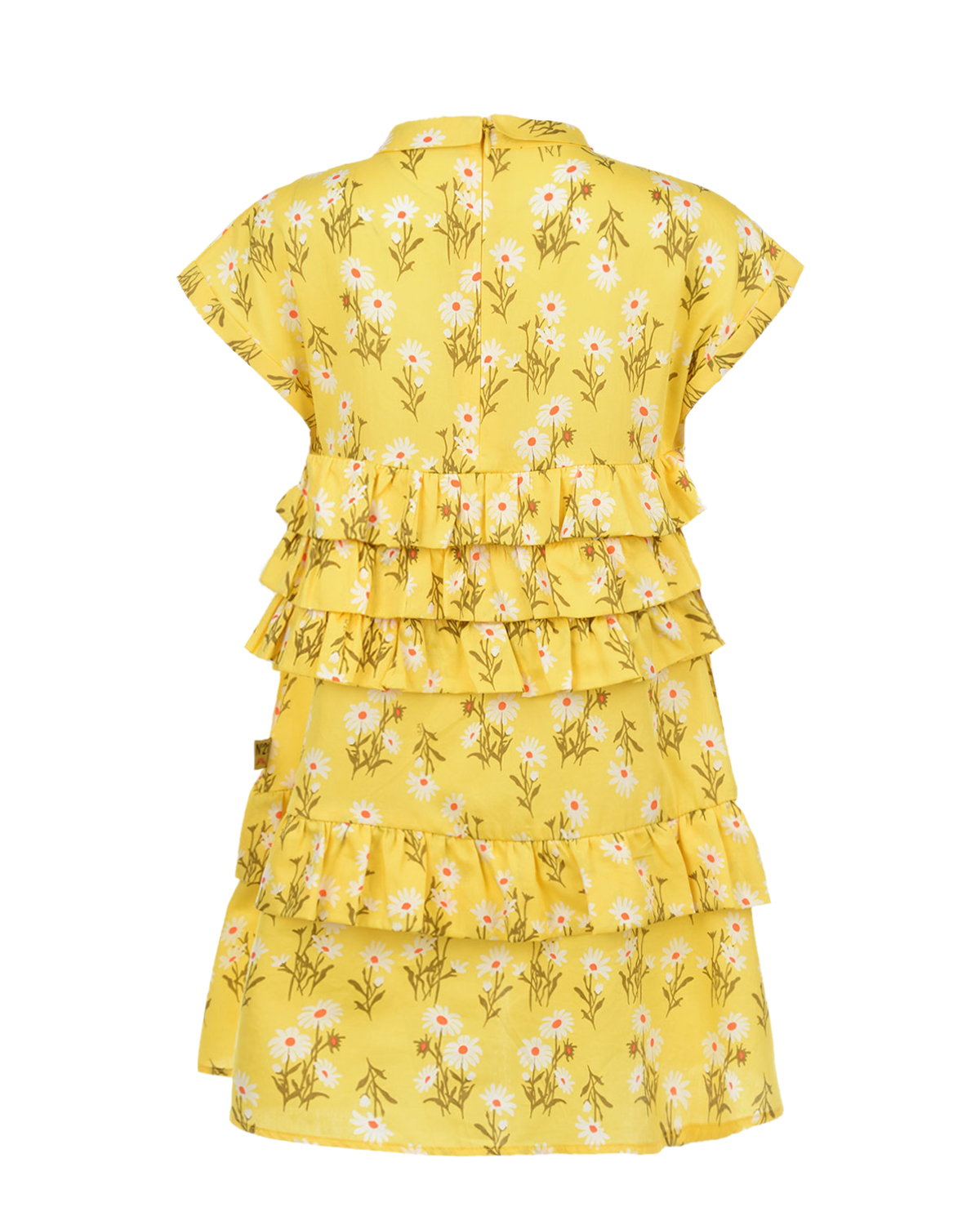 Желтое платье с оборками No. 21 детское, размер 128, цвет желтый - фото 3