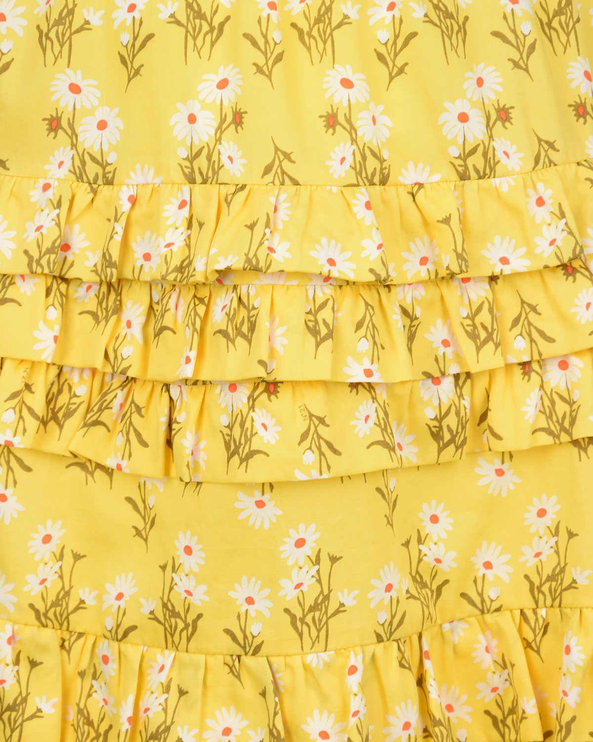 Желтое платье с оборками No. 21 детское, размер 128, цвет желтый - фото 4