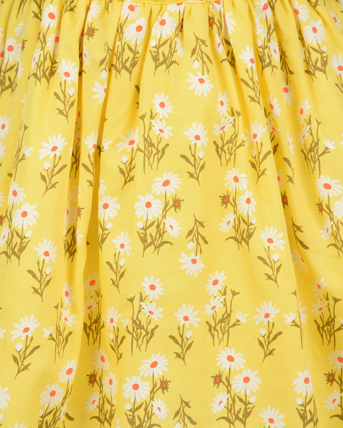 Желтая юбка с цветочным принтом No. 21 детская, размер 128 - фото 4