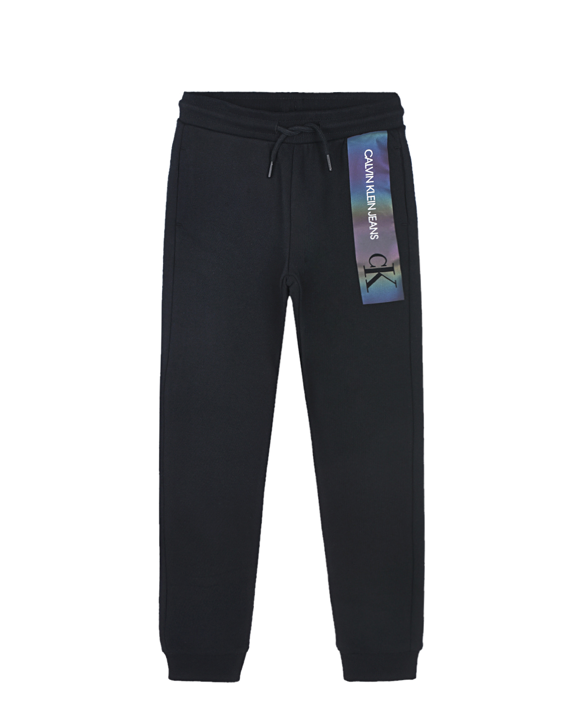 Черные спортивные брюки с логотипом Calvin Klein детские, размер 104, цвет черный - фото 1