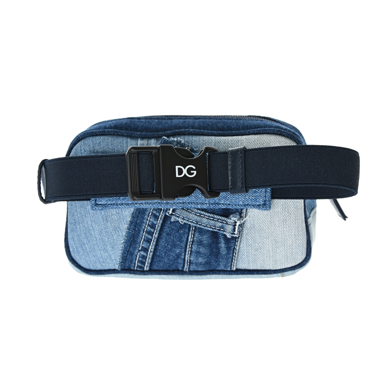 Джинсовая сумка-пояс, 17x11x5 см Dolce&Gabbana детская, размер unica, цвет синий - фото 4