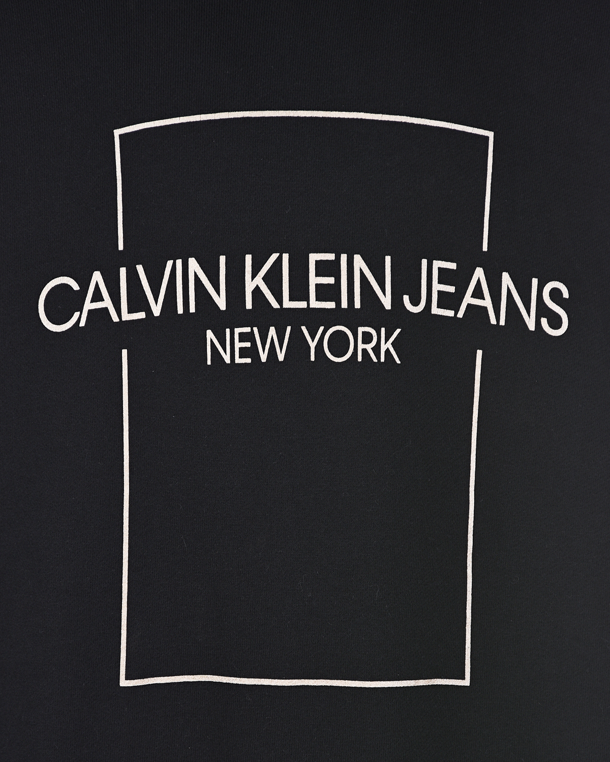 Черное платье-худи с логотипом Calvin Klein детское, размер 128, цвет черный - фото 4