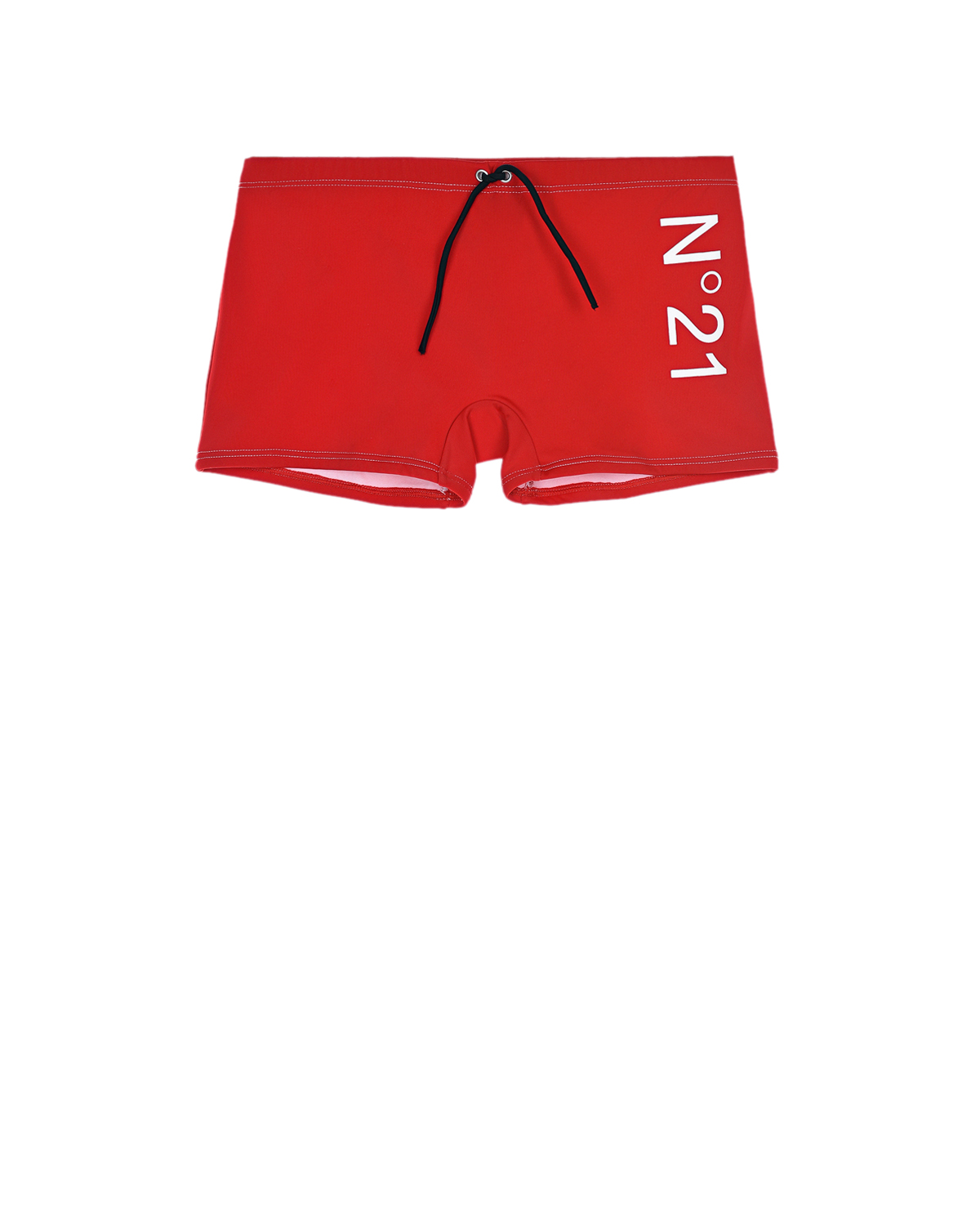 Красные плавки-шорты с логотипом No. 21 детские, размер 104, цвет красный
