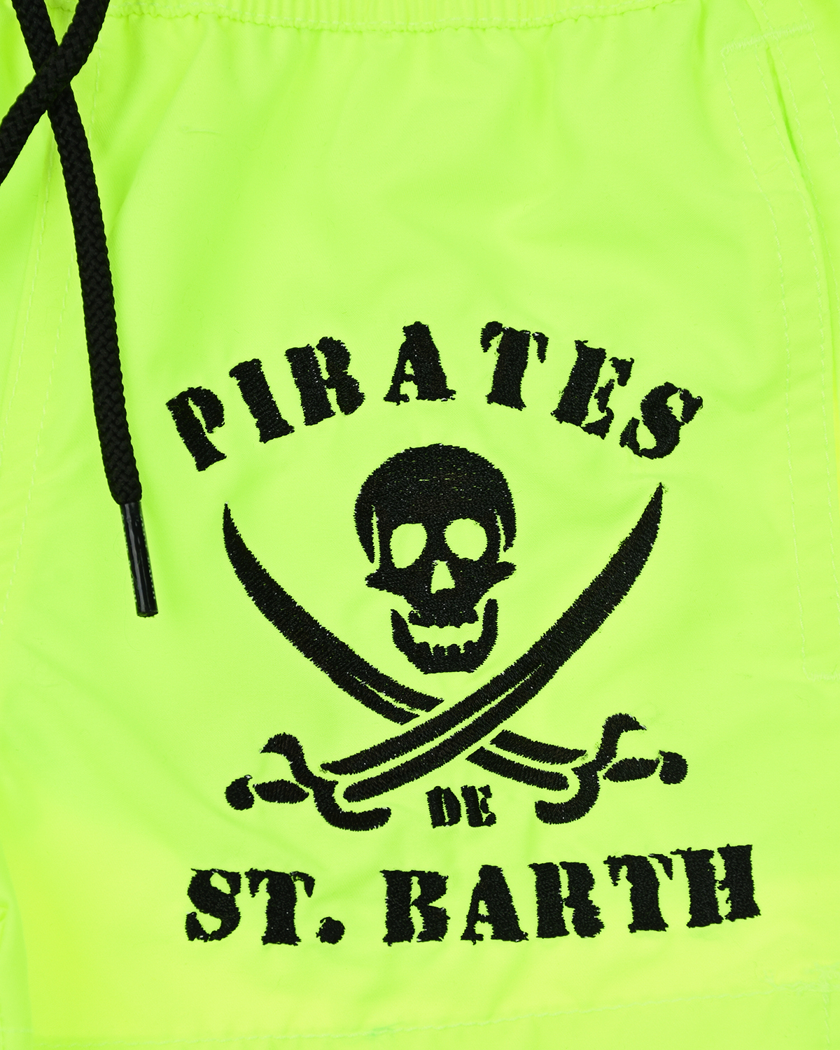 Шорты для купания с принтом "Pirates" Saint Barth детские, размер 116, цвет желтый - фото 3