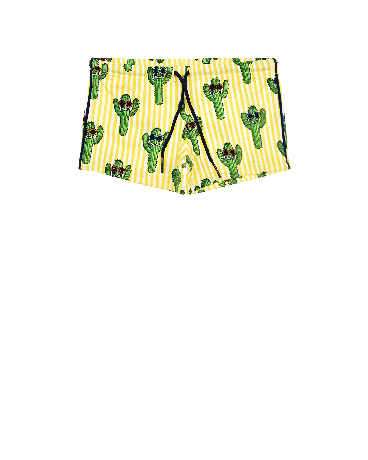 Плавки-шорты с принтом "кактусы" Saint Barth детские, размер 116, цвет мультиколор