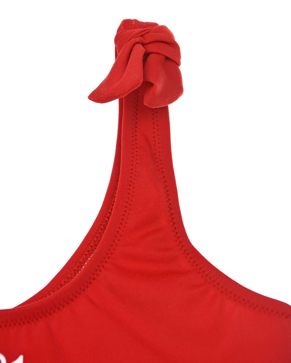 Красный купальник с лого No. 21 детский, размер 140 - фото 4