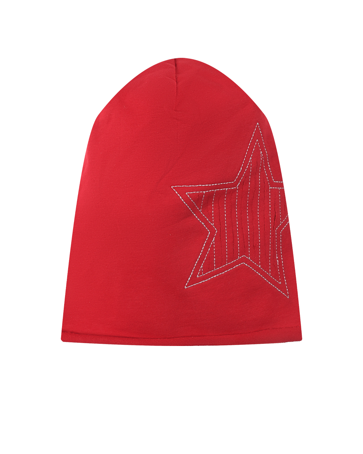 Красная шапка с декором "звезда" Catya, размер 53, цвет красный - фото 1