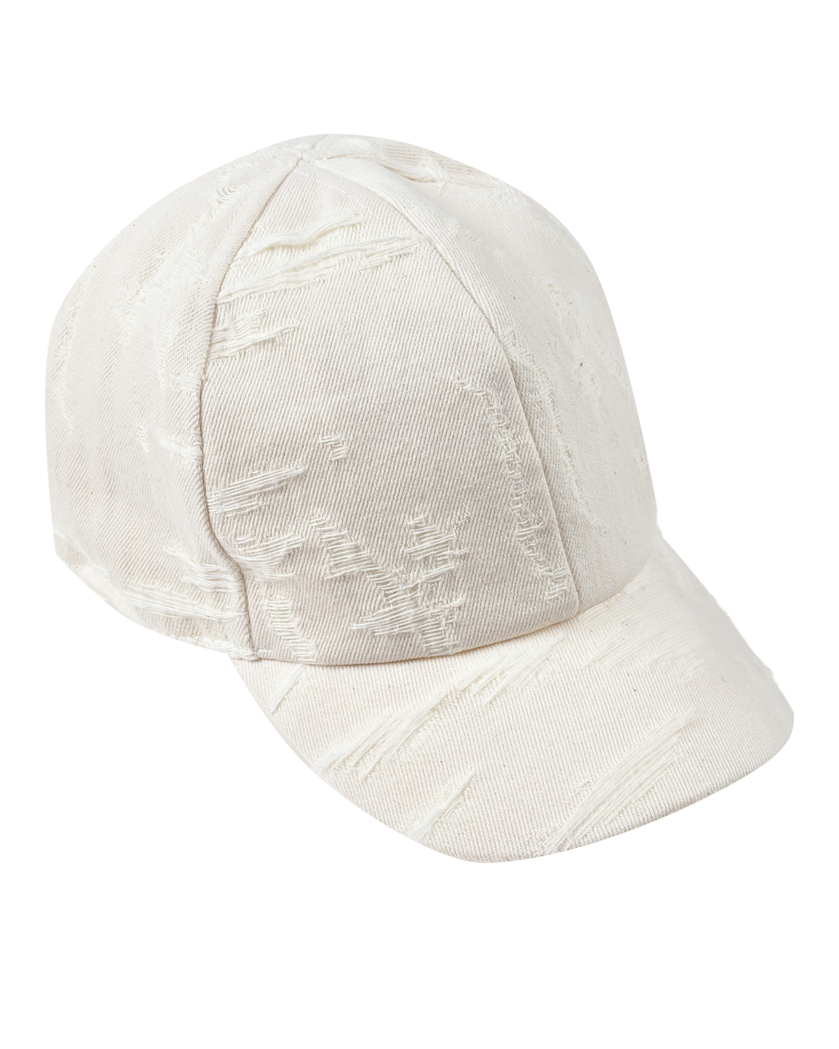 Белая кепка с эффектом потертости Catya, размер 52, цвет белый