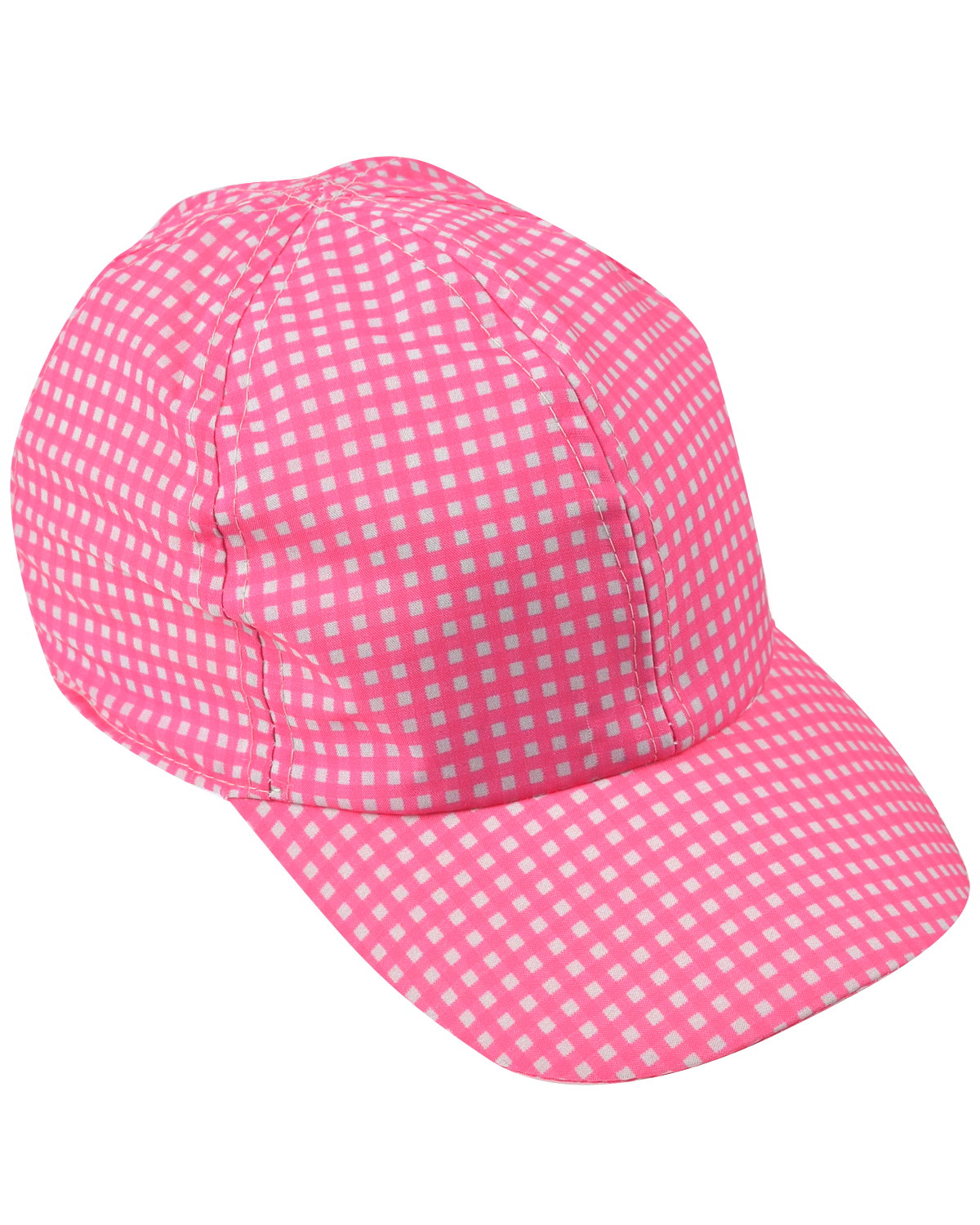 Розовая кепка в клетку Catya, размер 54, цвет розовый