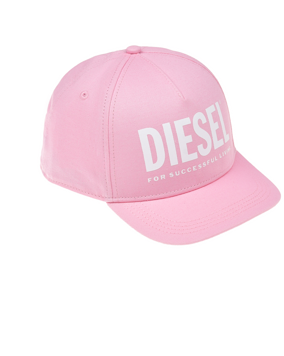 Розовая бейсболка с лого Diesel, размер 3, цвет розовый - фото 1