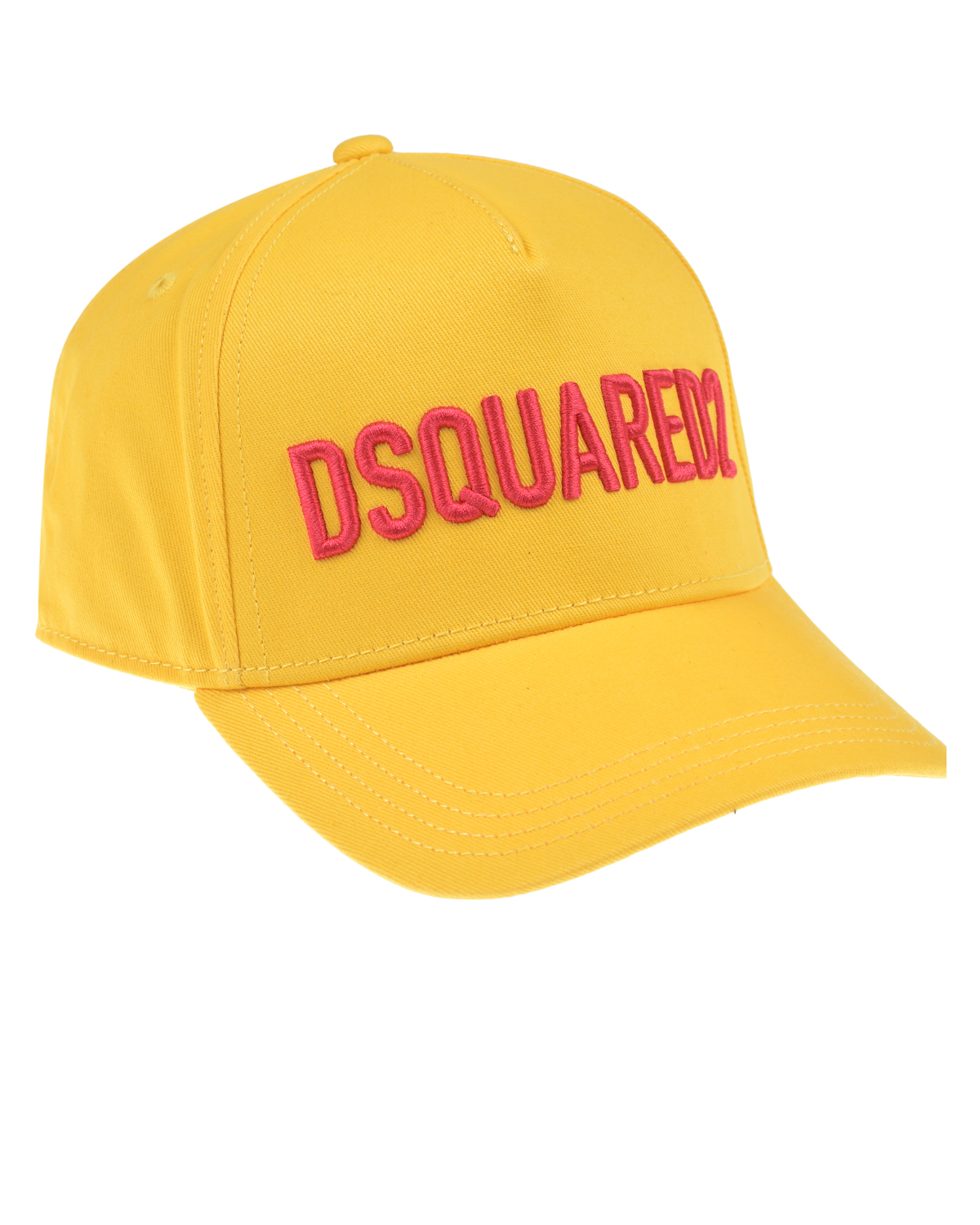 Желтая бейсболка с вышитым лого Dsquared2, размер 3, цвет желтый