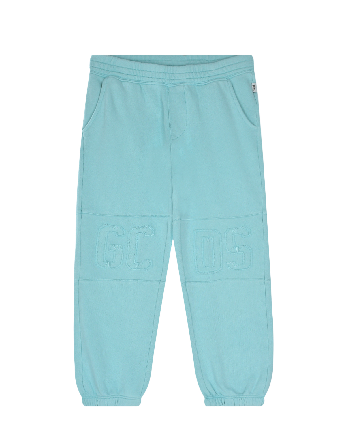 Голубые спортивные брюки GCDS, размер 116, цвет голубой