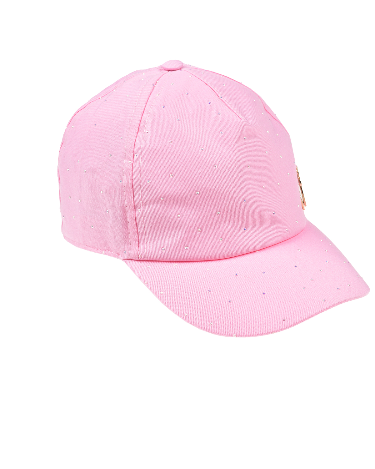 Розовая кепка со стразами Il Trenino, размер 56, цвет розовый