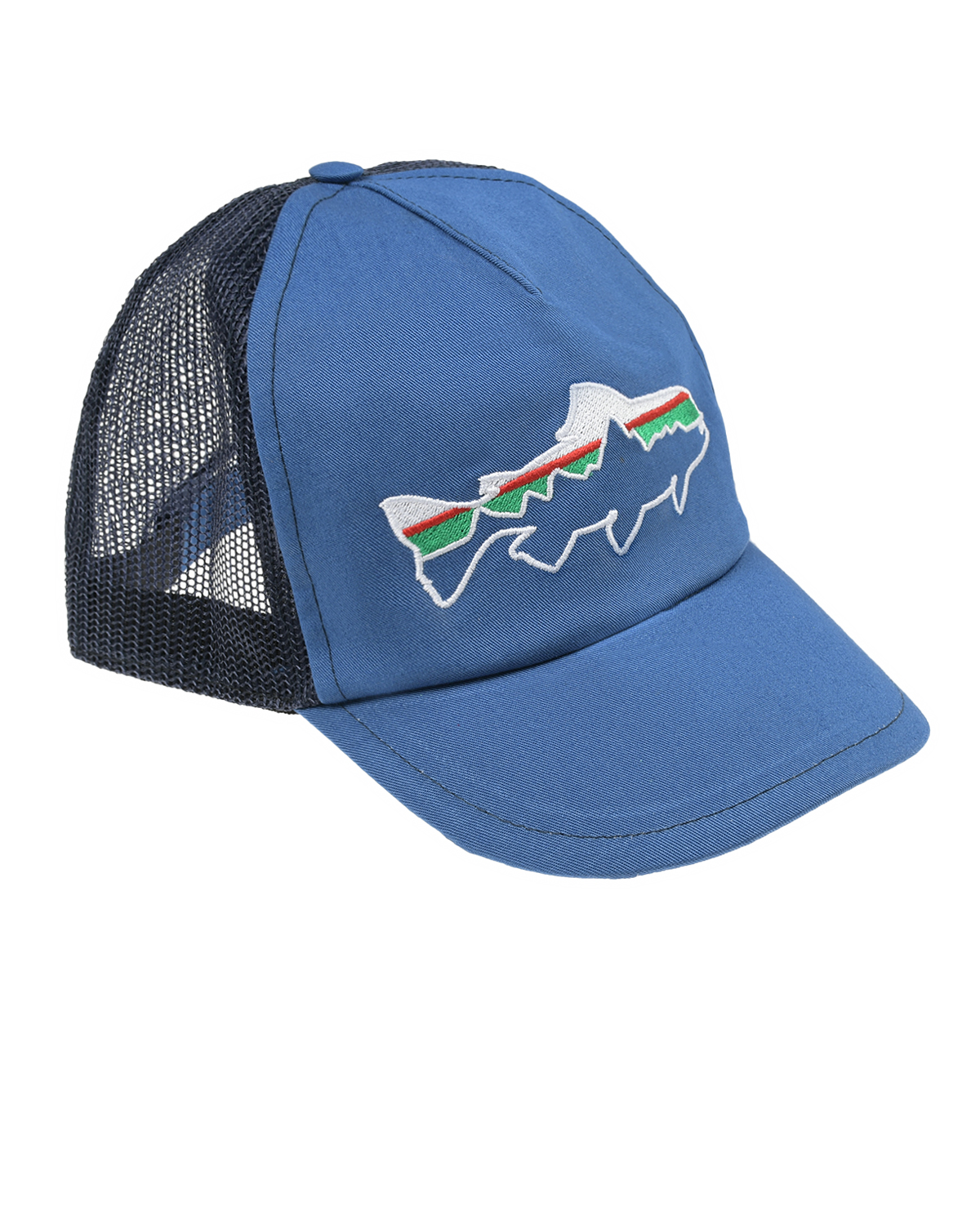 Синяя кепка с вышивкой "акула" Il Trenino, размер 54, цвет синий - фото 1