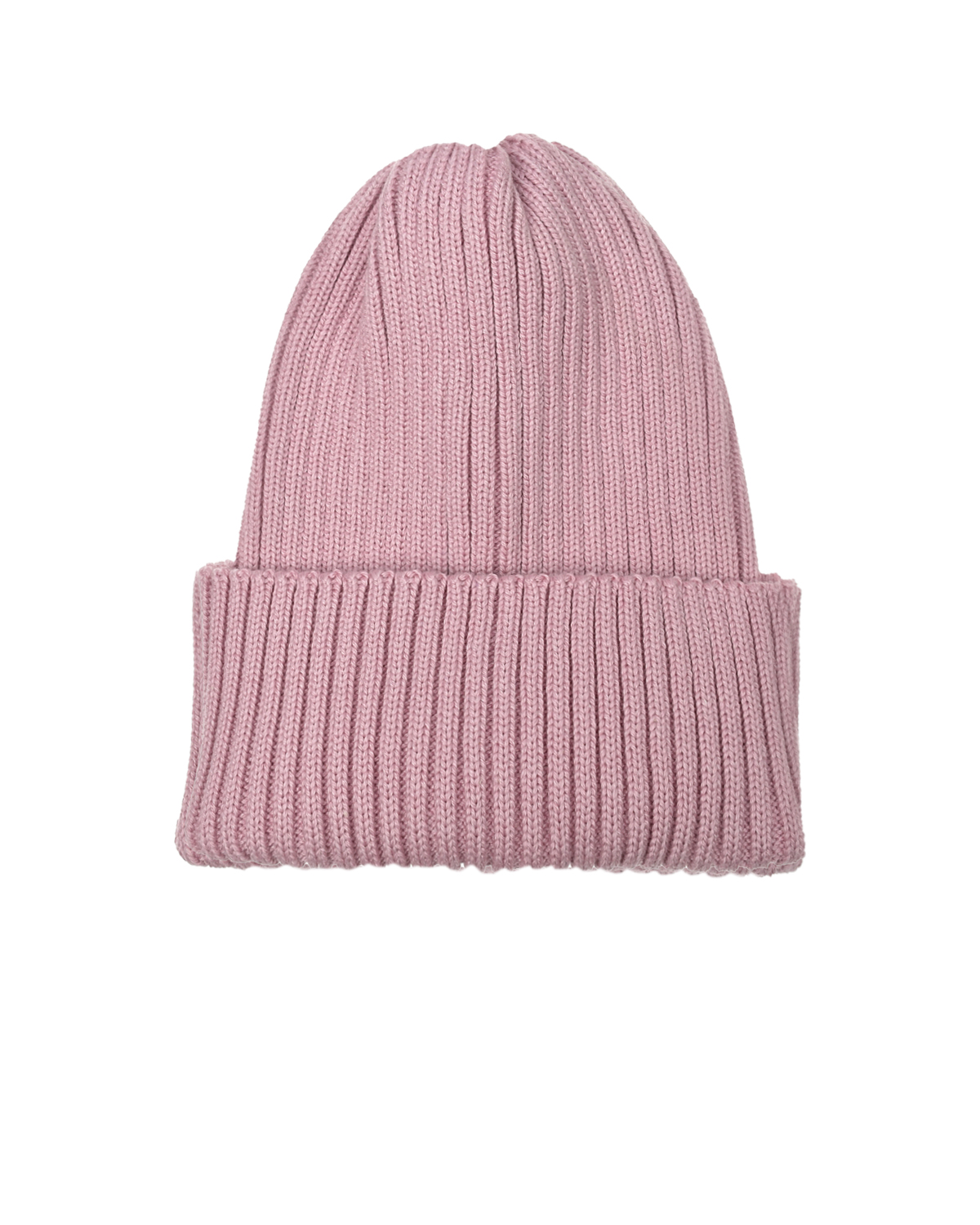 Розовая шапка с отворотом Jan&Sofie, размер 55, цвет розовый - фото 1