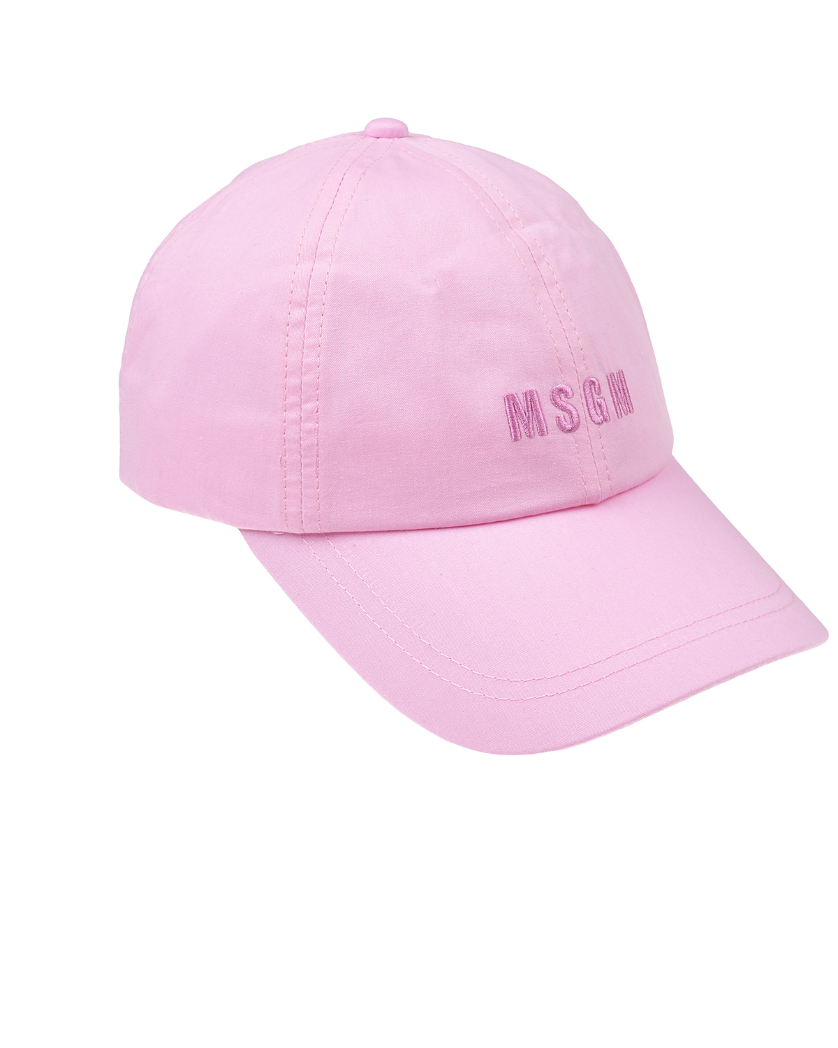 Розовая бейсболка с лого MSGM, размер unica, цвет розовый