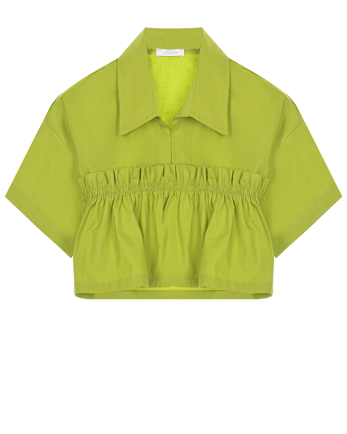 Укороченная зеленая рубашка Miss Grant игровая приставка pgp aio junior fc25 зеленая модель fc25b