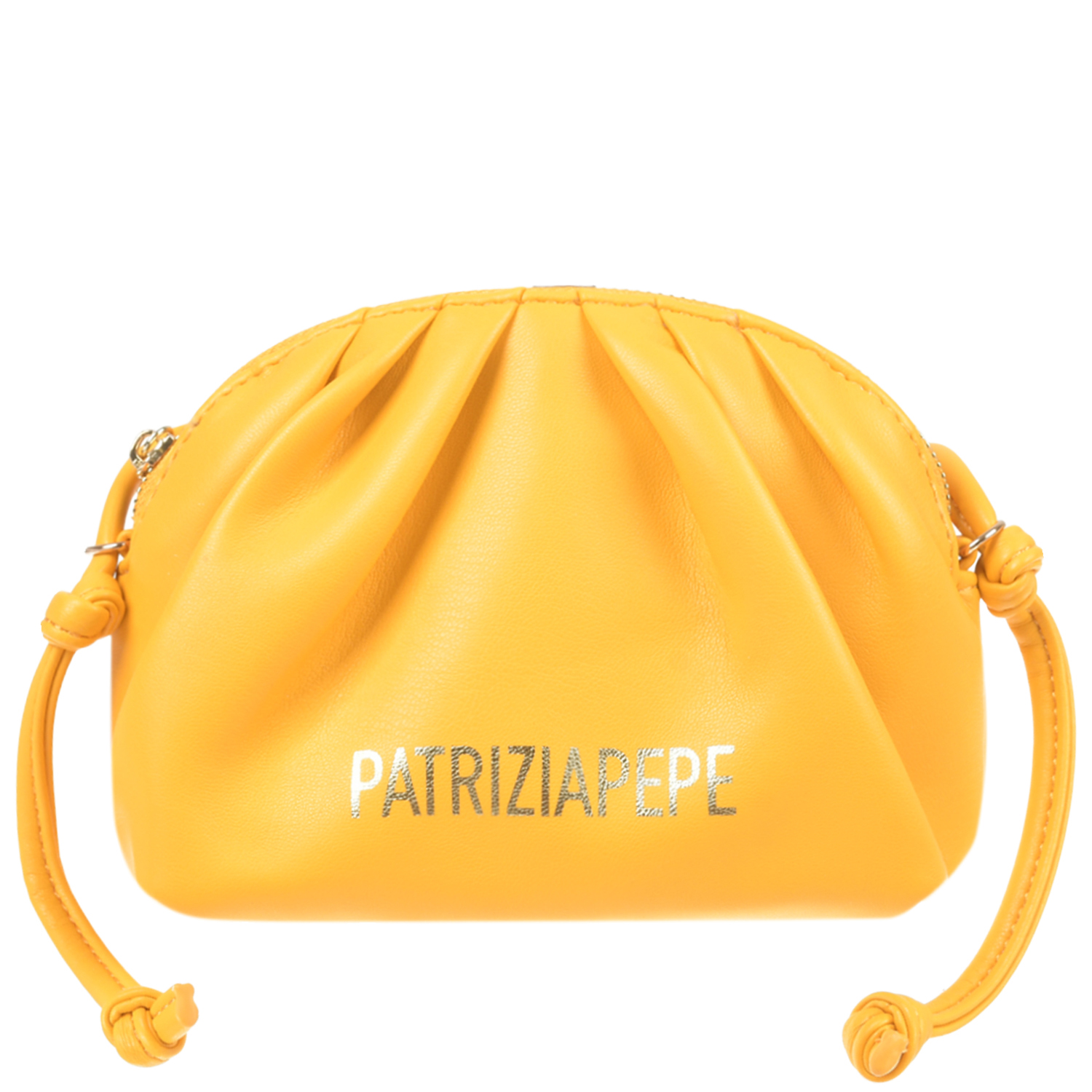 Оранжевая сумка с лого, 20x12x6 см Patrizia Pepe cумка а фуксии с лого 20x12x6 см patrizia pepe