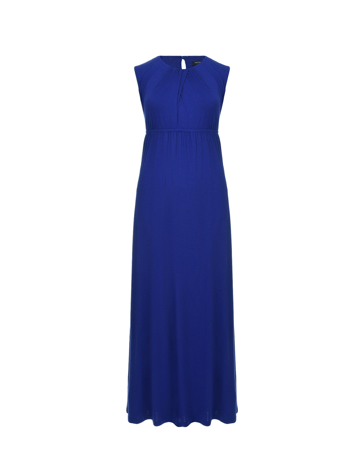 Синее платье с вырезом на спине Pietro Brunelli красное платье с воланом pietro brunelli