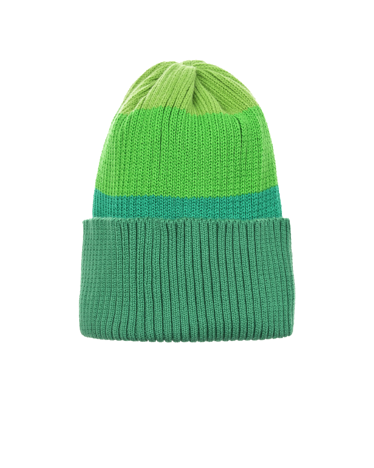 Зеленая шапка в полоску Regina, размер 57, цвет зеленый