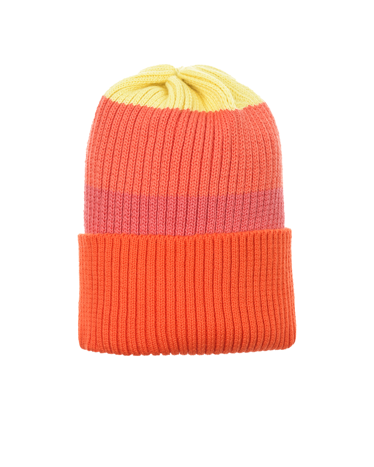 Оранжевая шапка в полоску Regina, размер 59, цвет оранжевый - фото 1