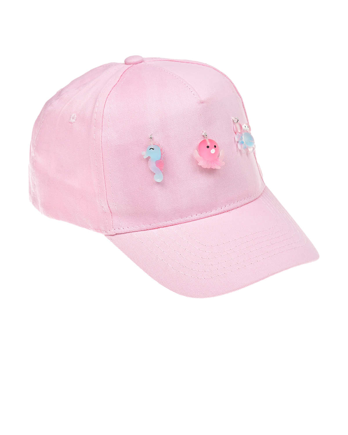 Розовая кепка с подвесками Regina, размер 56, цвет розовый