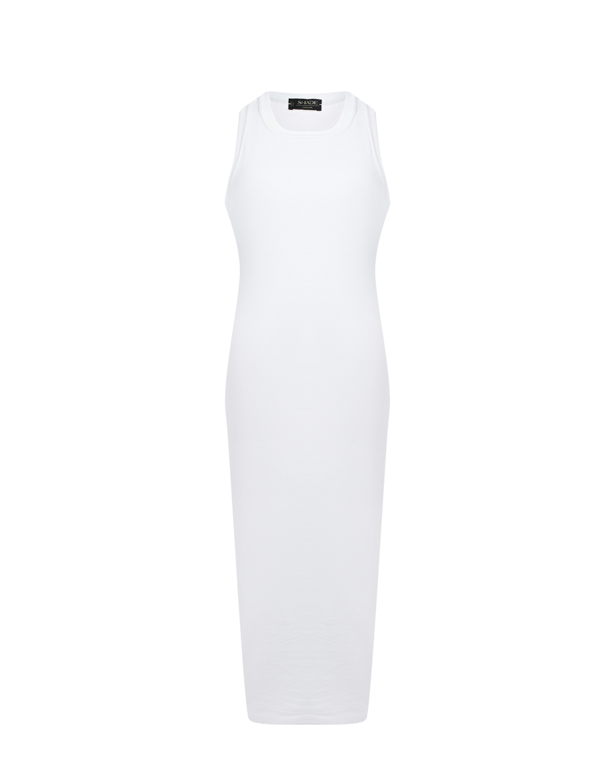 Белое платье-майка из хлопка SHADE платье для животных клубничка xl дс 40 ог 50 см белое