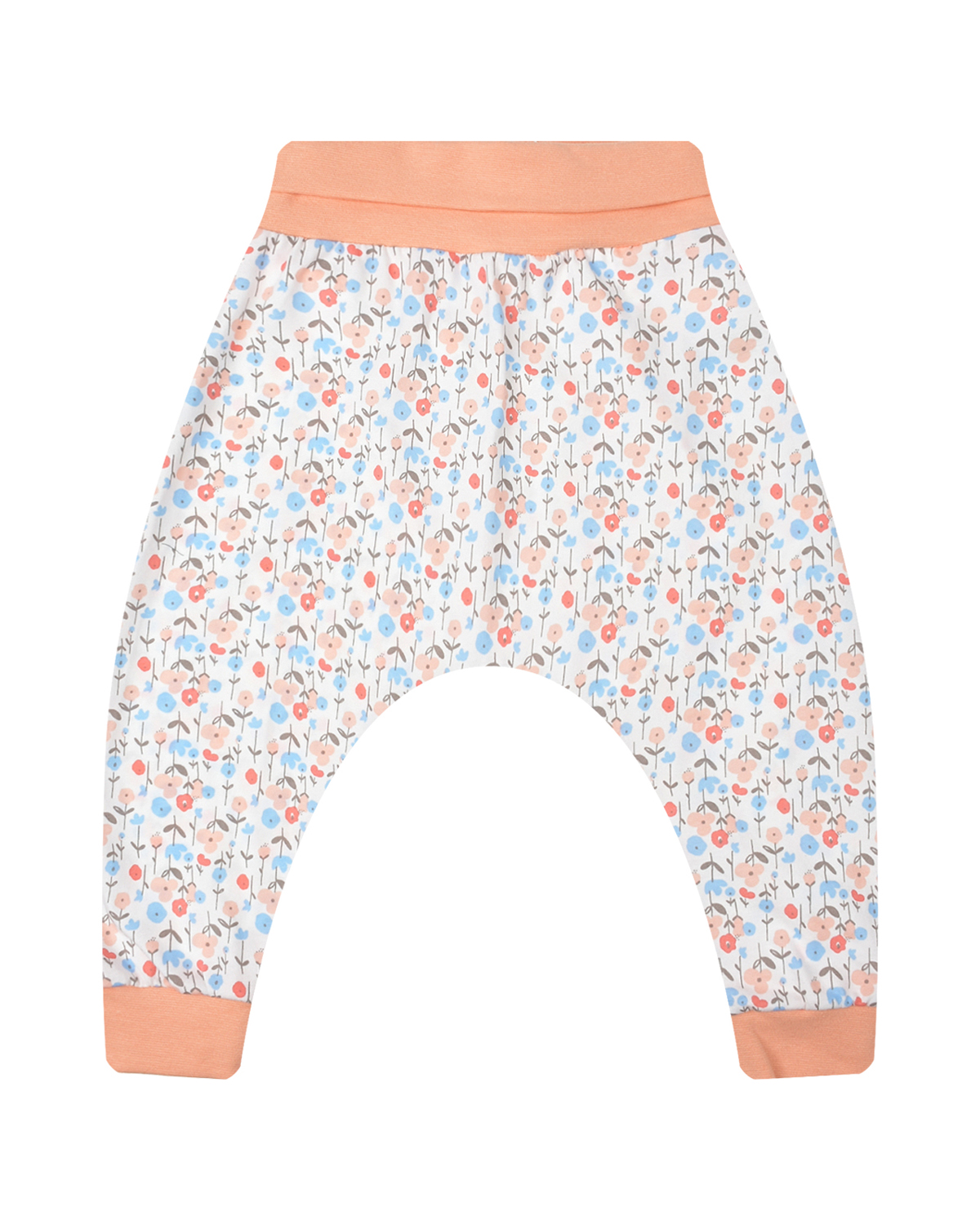 Спортивные брюки с цветочным принтом Sanetta Kidswear розовая толстовка с принтом белки sanetta kidswear детская