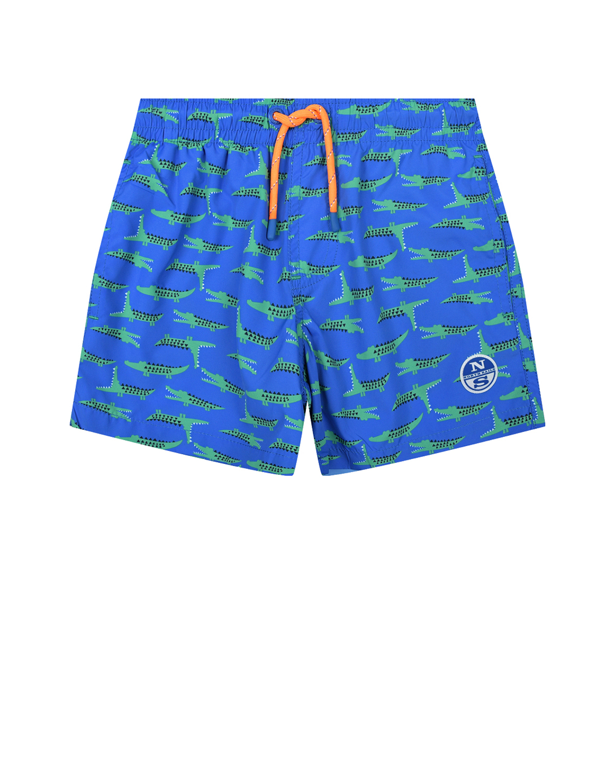 Синие шорты для купания с принтом "крокодилы" NORTH SAILS, размер 116, цвет синий