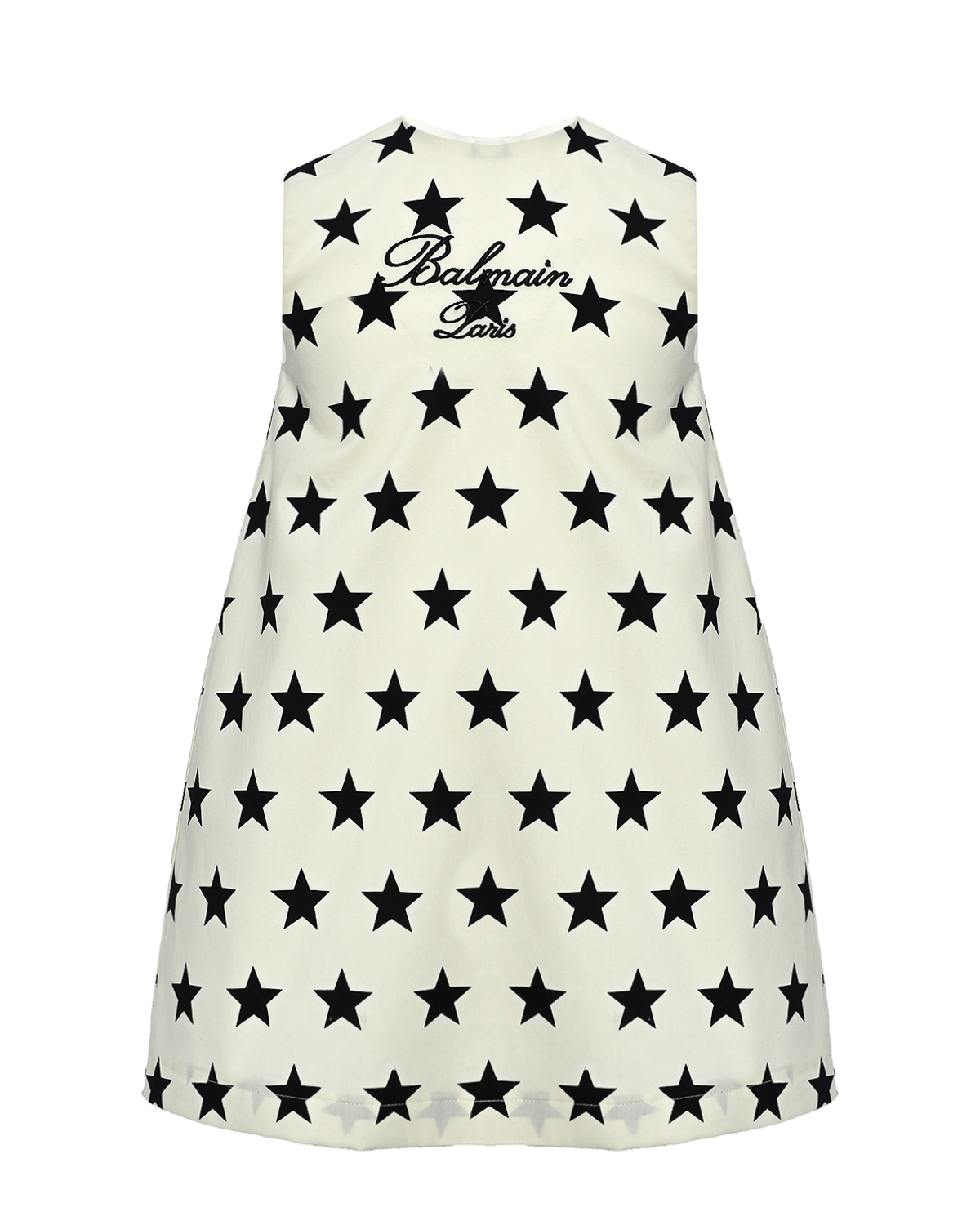 Платье принт сплошные черные звезды Balmain, размер 92, цвет нет цвета - фото 1