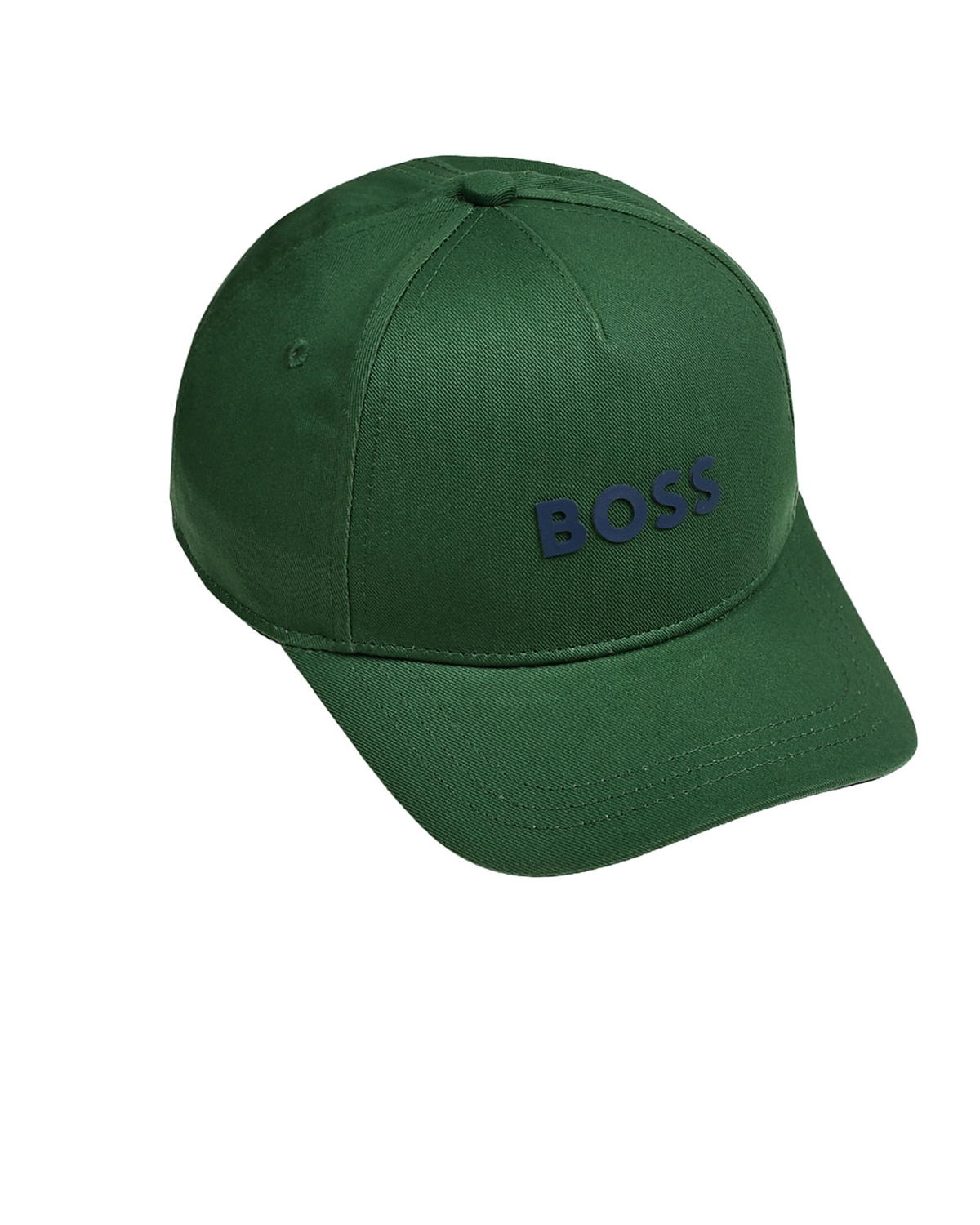 Бейсболка с синим логотипом, зеленая BOSS, размер 54, цвет нет цвета - фото 1