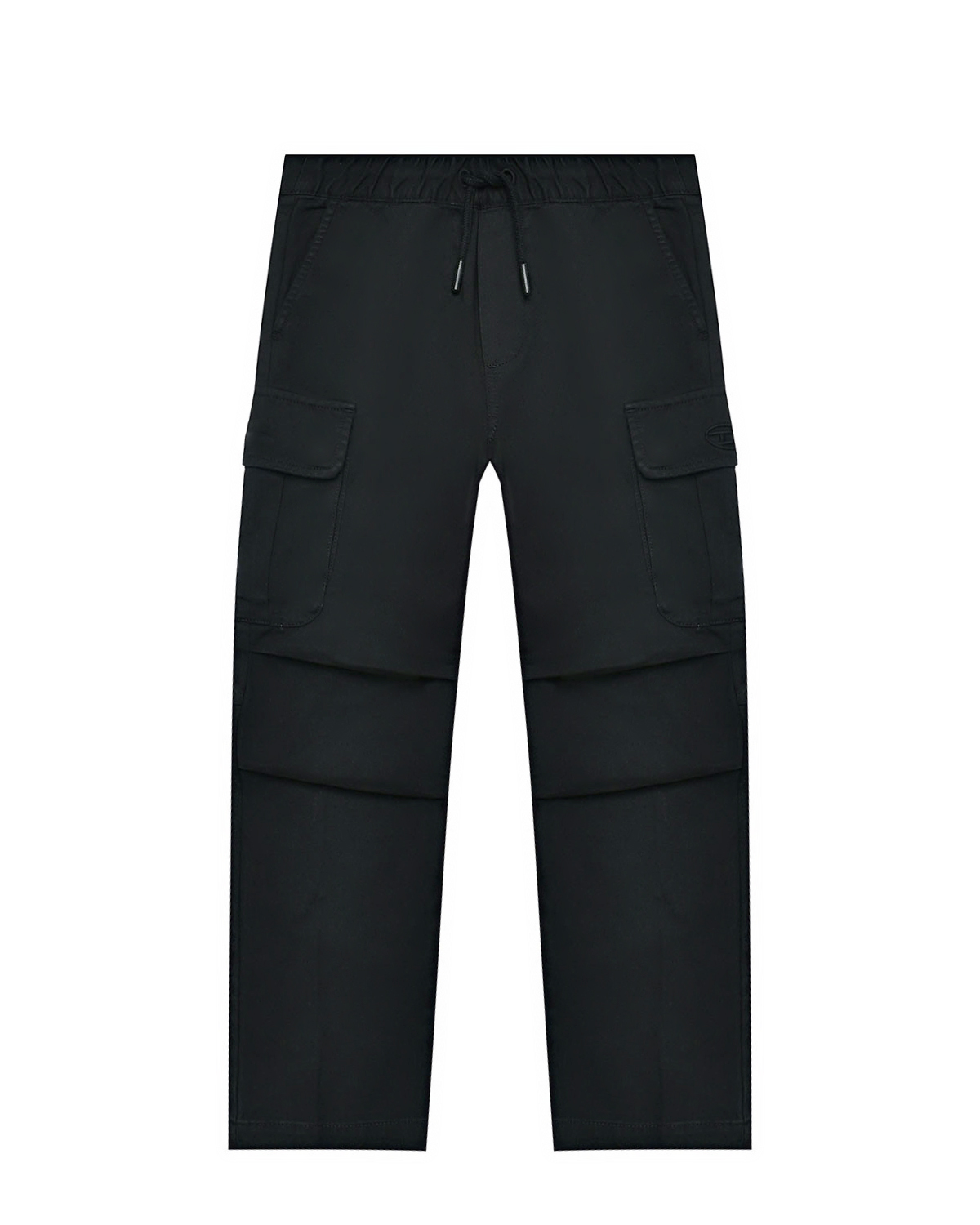 Брюки с карманами-карго, черные Diesel костюмные брюки с карманами карго