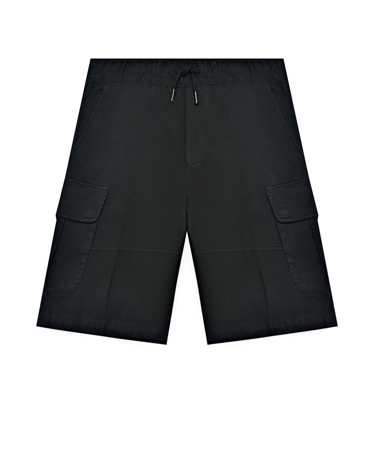 Бермуды с карманами-карго, черные Diesel, размер 176, цвет черный - фото 1