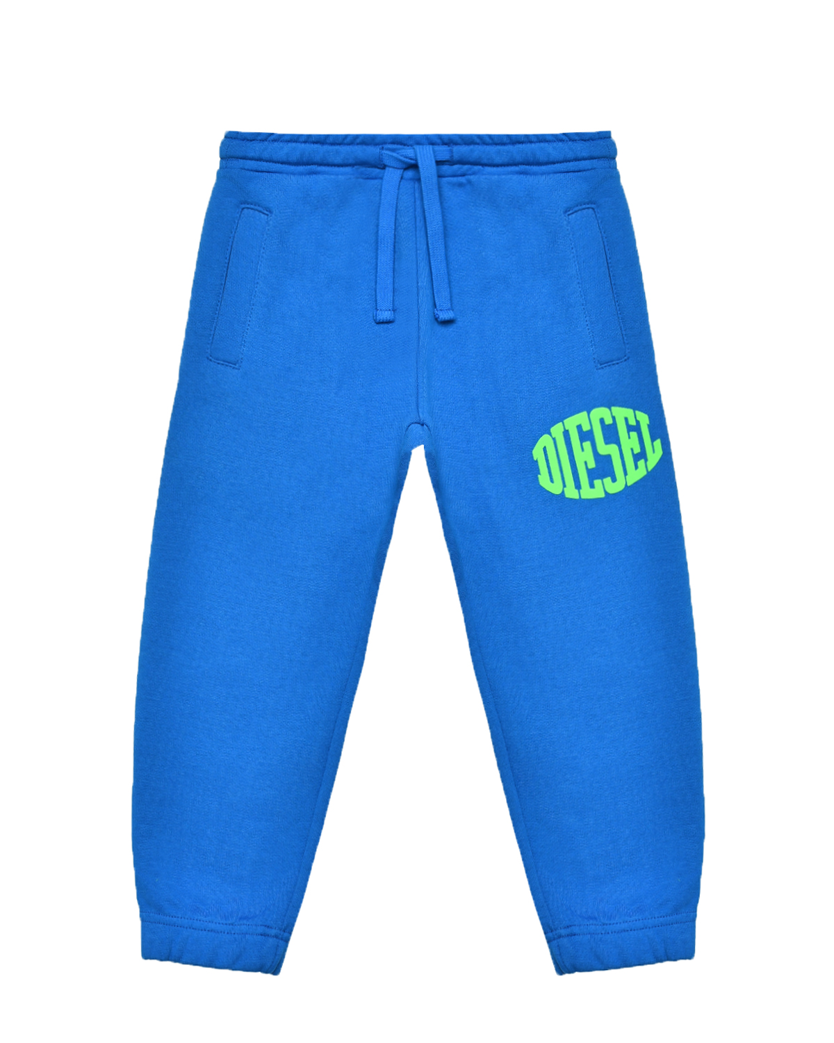 Спортивные брюки с поясом на резинке Diesel, размер 152, цвет синий - фото 1