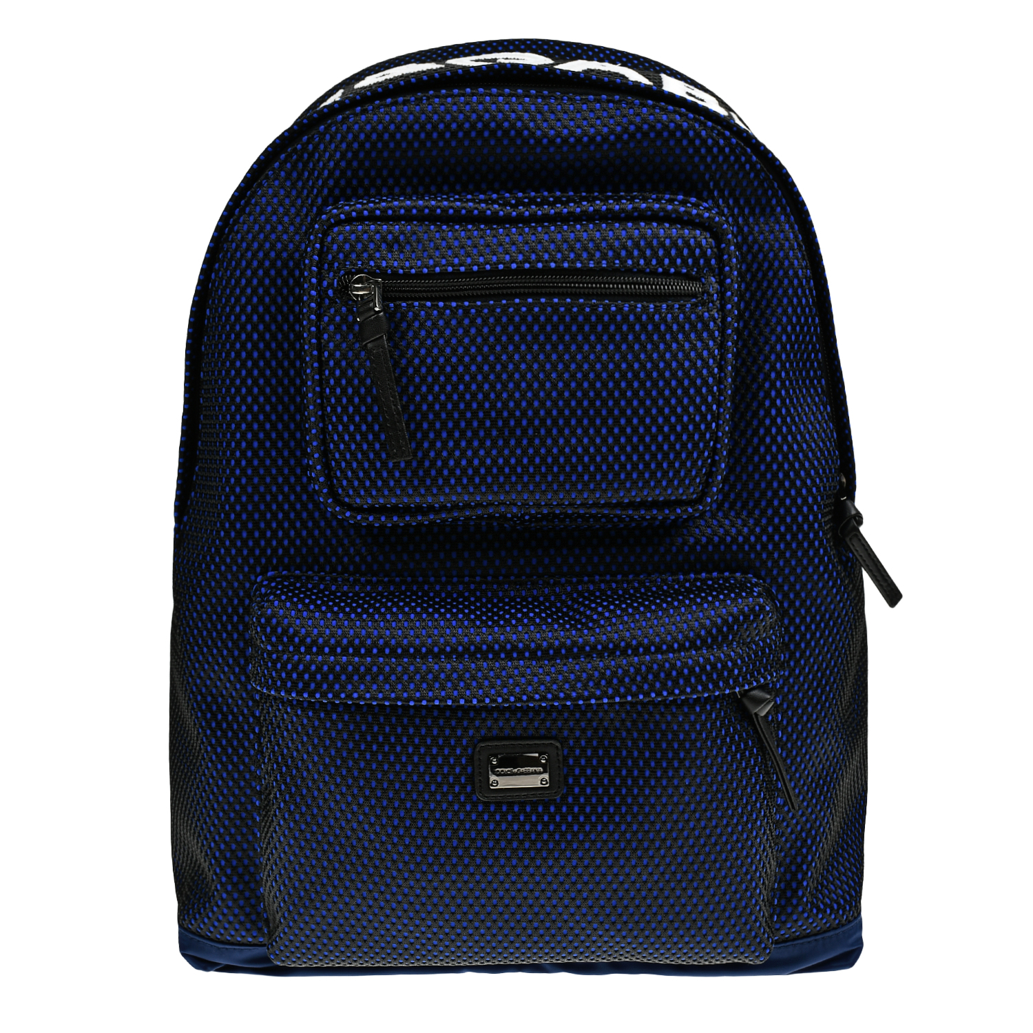 Рюкзак с накладными карманами, синий Dolce&Gabbana, размер unica