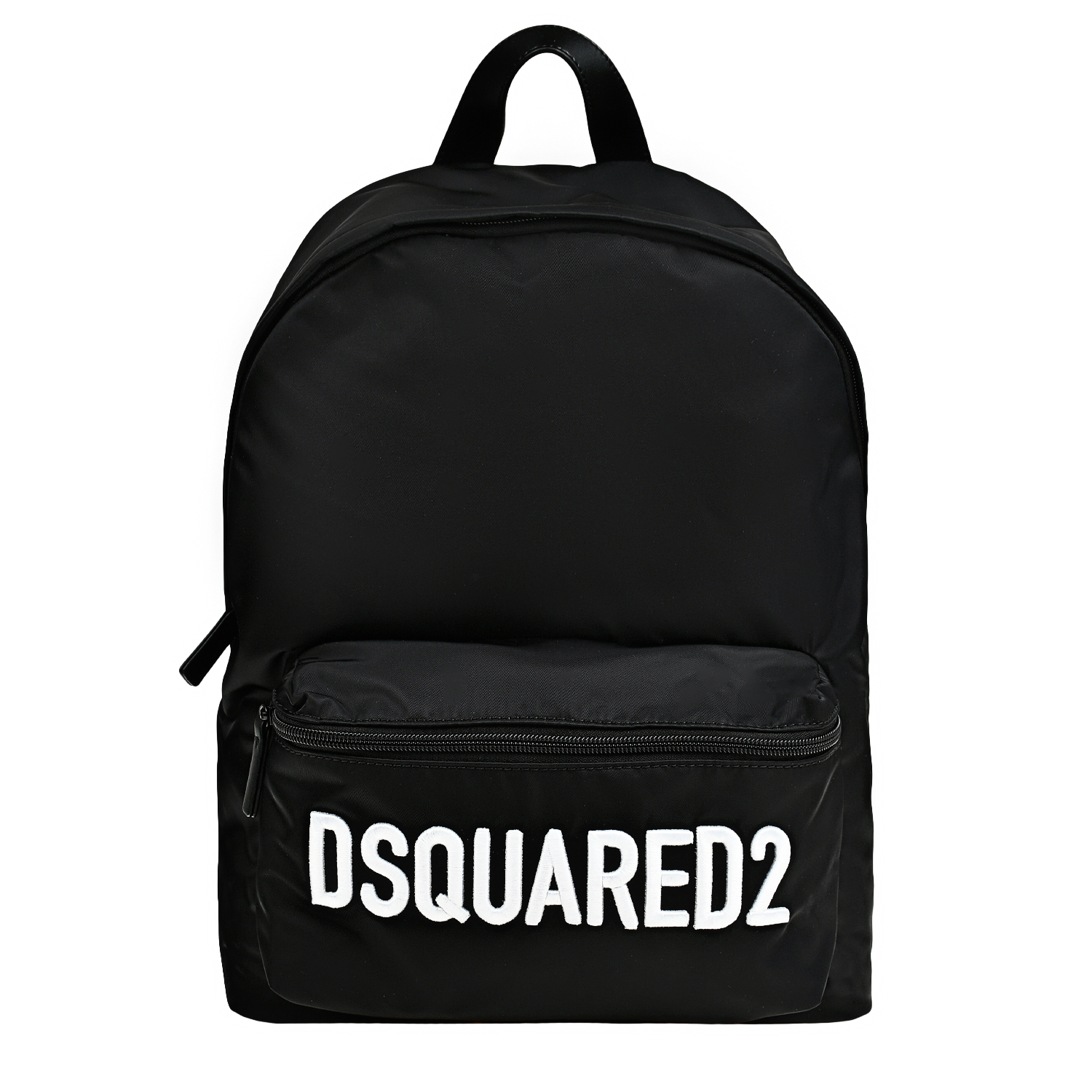 Рюкзак с белым лого, черный Dsquared2, размер unica