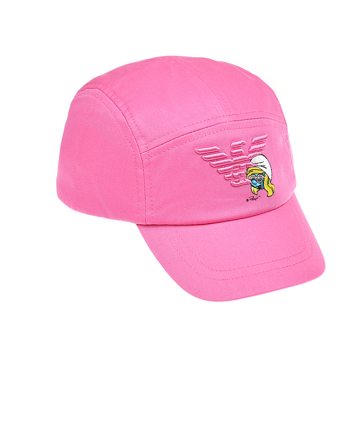 Бейсболка с вышитым лого Emporio Armani, размер M, цвет розовый