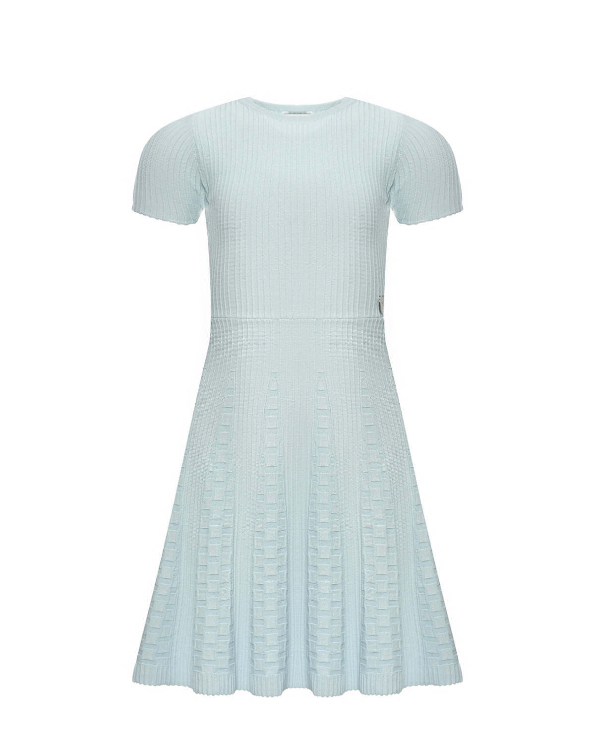 Платье с короткими рукавами, голубое Guess, размер 128, цвет голубой - фото 1