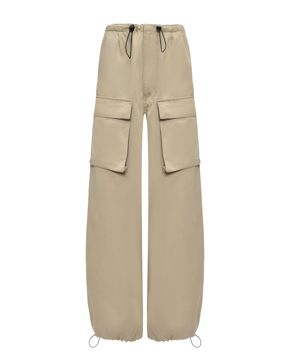 Брюки-карго, бежевые MM6 Maison Margiela юбка с карманами карго mm6 maison margiela