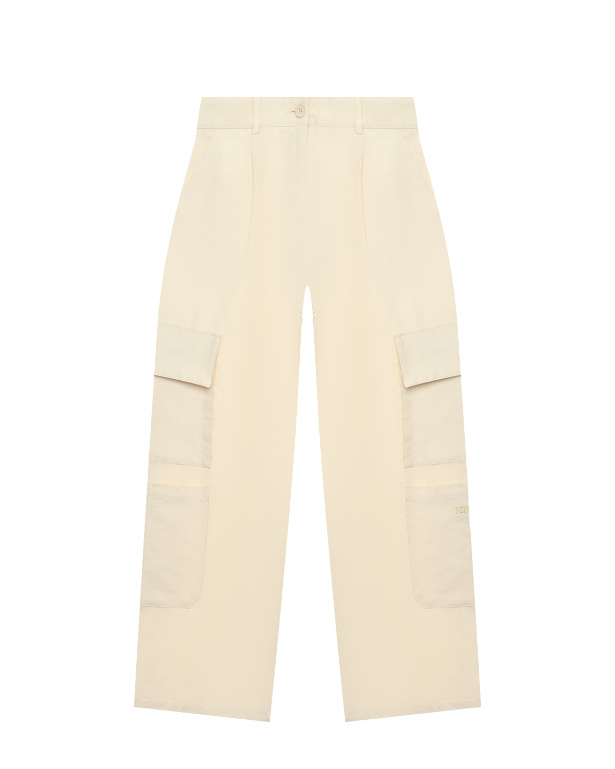 Брюки кремового цвета с карманами-карго Missoni костюмные брюки с карманами карго
