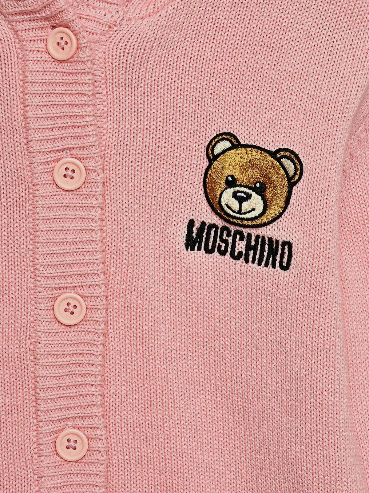 Кардиган с капюшоном, розовый Moschino Вид№3