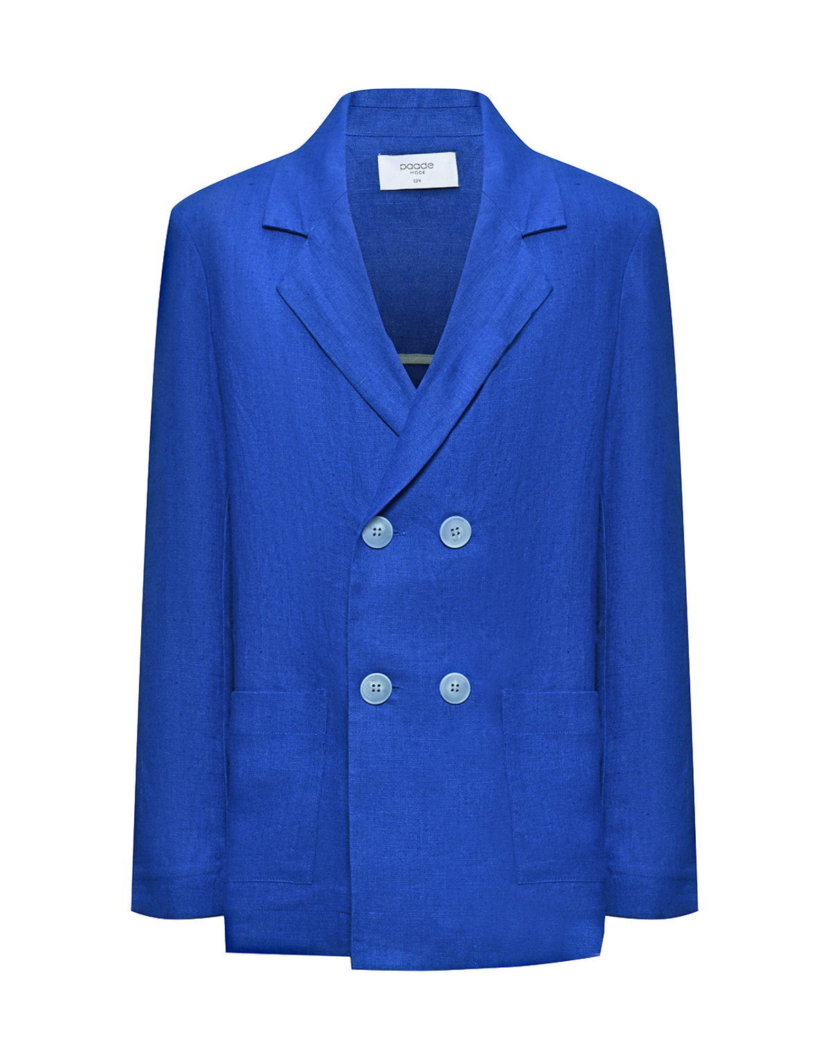 Пиджак с фигурными лацканами, синий Paade Mode пиджак детский kapika kjbce03 синий 152