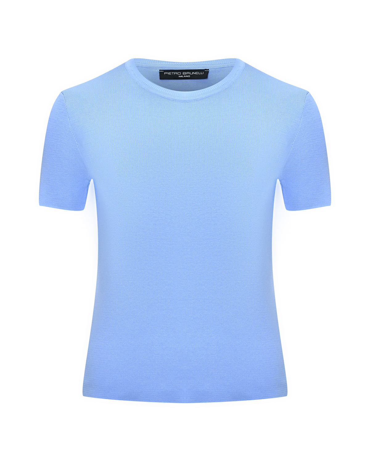 Хлопковая футболка, голубая Pietro Brunelli