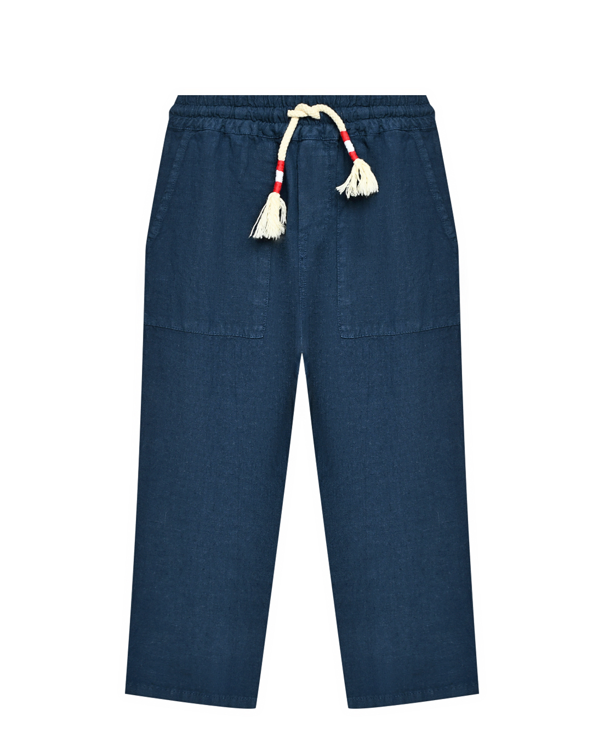 Льняные брюки, синие Saint Barth, размер 176, цвет нет цвета - фото 1